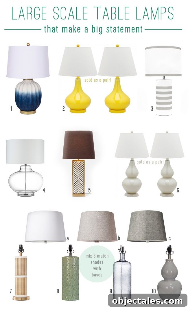 Lamp options and inspiration