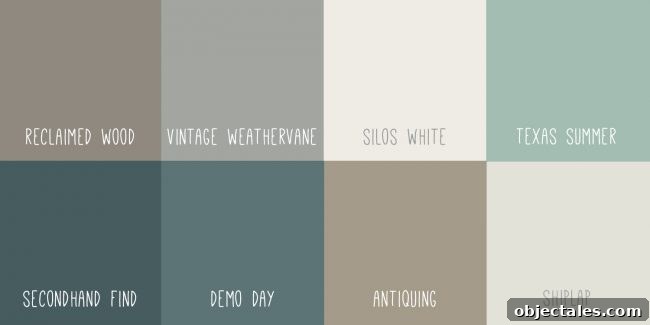 Paint swatches and inspiration