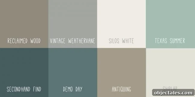 Paint sample and mood board