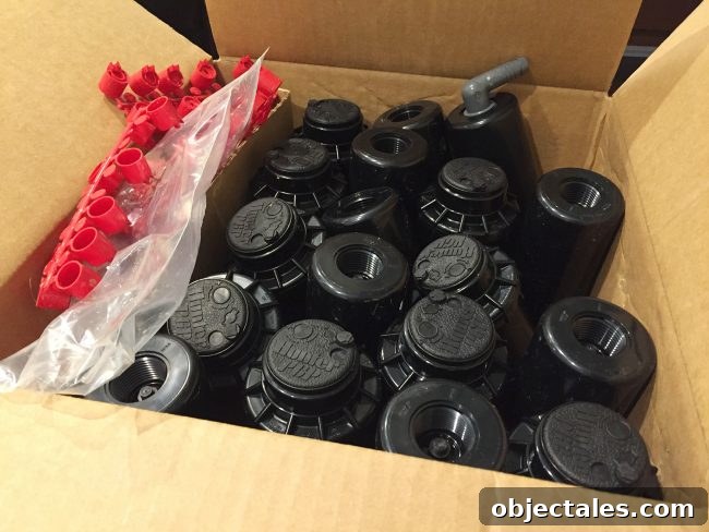 Install Your DIY Sprinkler System: Step-by-Step Guide 13 box full of hunter php sprinkler heads for irrigations system