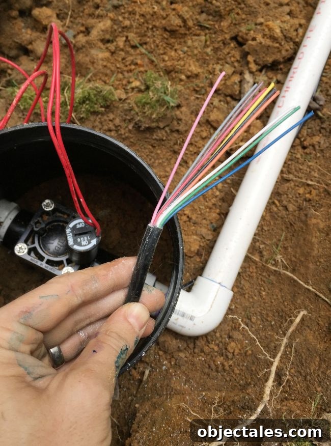Install Your DIY Sprinkler System: Step-by-Step Guide 14 install irrigation system with 10 conductor underground wire