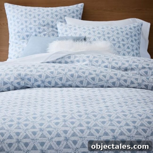 Blue bedding