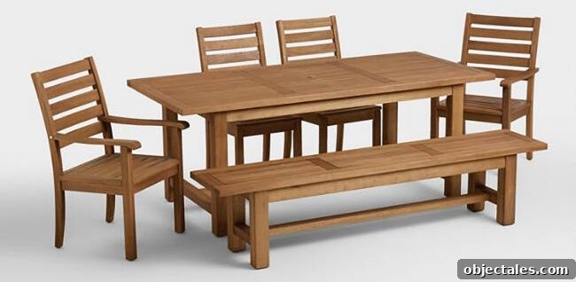 Casual dining table