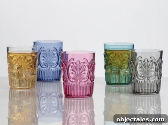 Melamine glasses