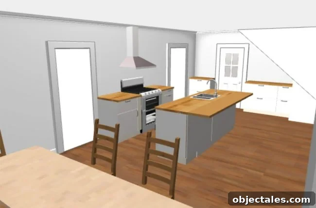 Ikea kitchen planner rendering
