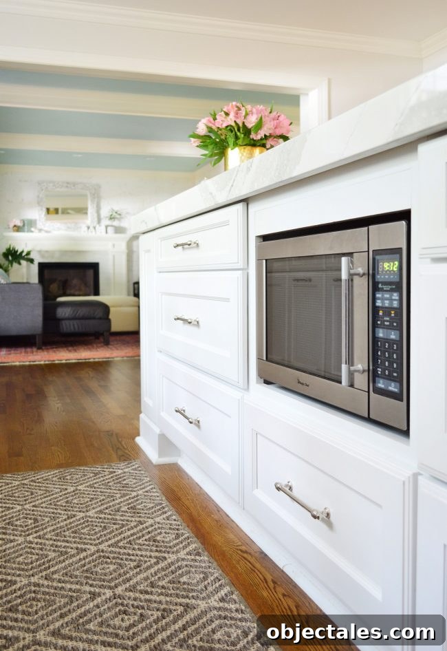 What Went Wrong When We Sold Our House FSBO 3 Under-counter microwave in kitchen