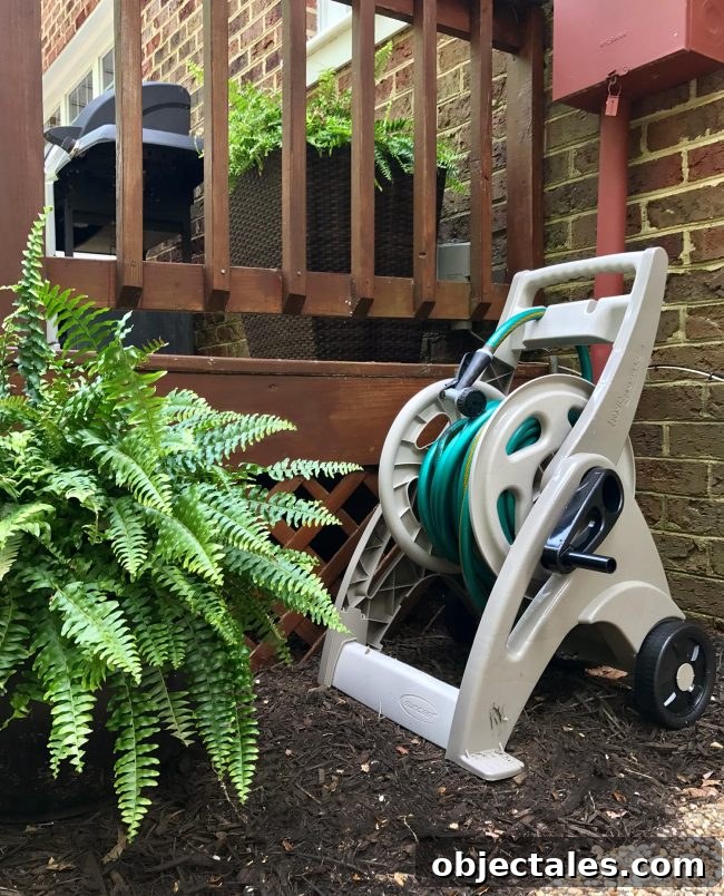 What Went Wrong When We Sold Our House FSBO 5 Garden hose reel