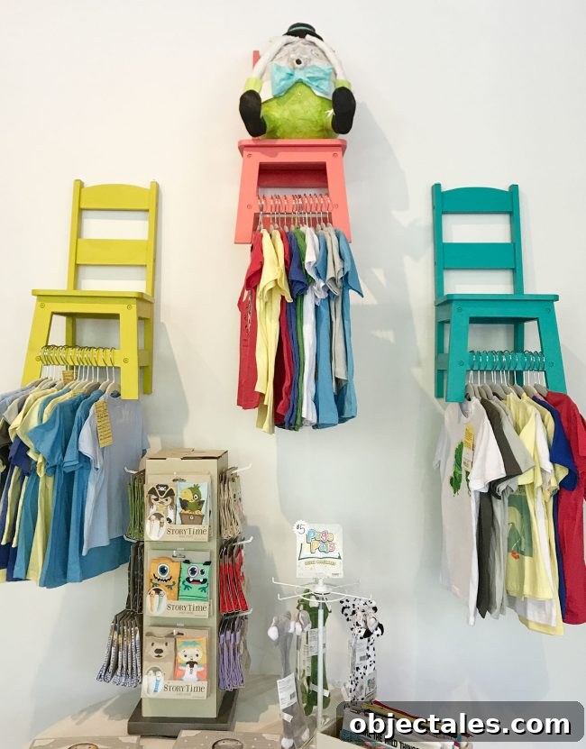 kids room ideas colorful chairs for hanging clothes