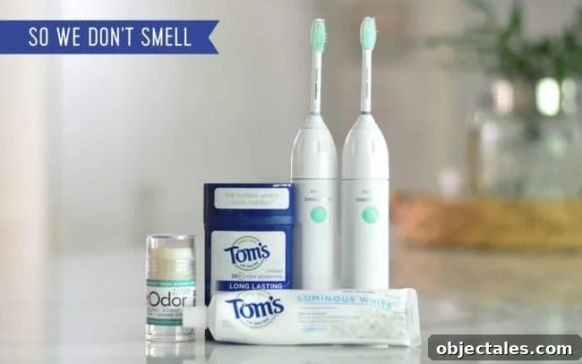 Natural Deodorant And Electric Toothbrushes