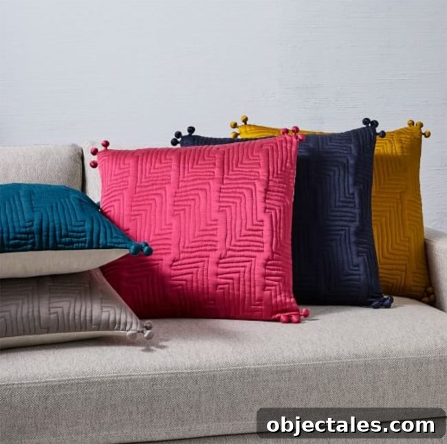 West Elm pillow covers