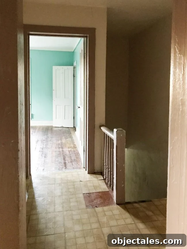 Right side sticky floors upstairs