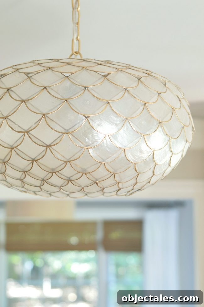 serena and lily gold capiz chandelier