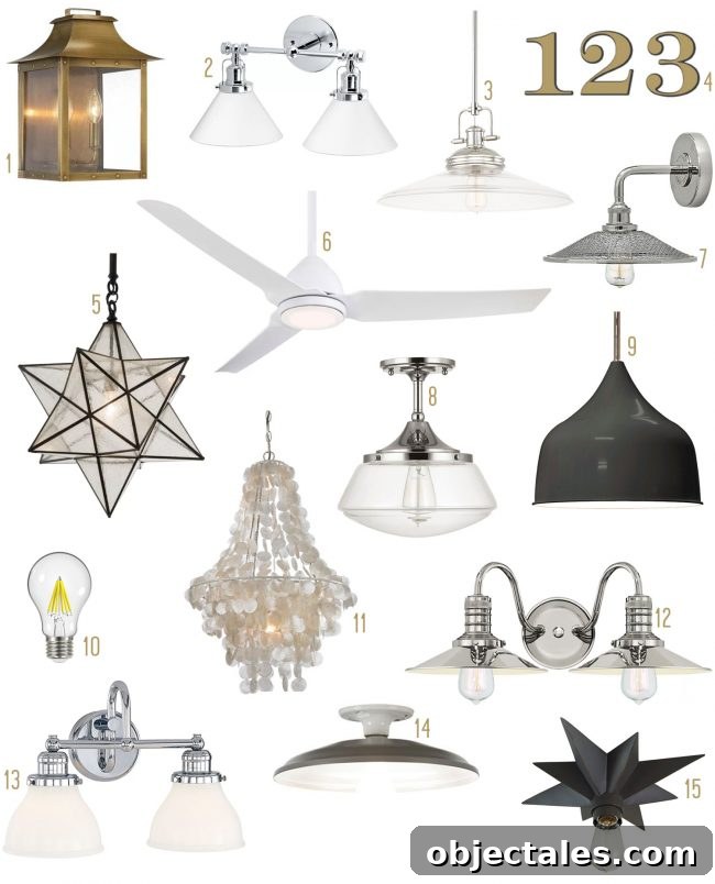 Furnished Beach House: Tour the Coastal Interior 12 Mood board for lighting