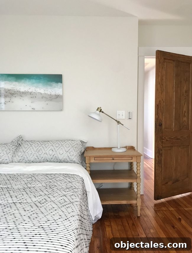 Furnished Beach House: Tour the Coastal Interior 8 Master bedroom