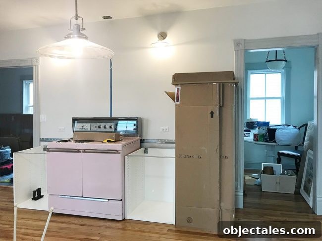 fridge blocking view