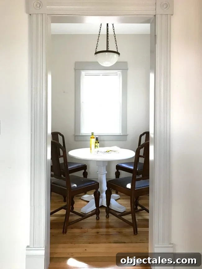 breakfast nook before