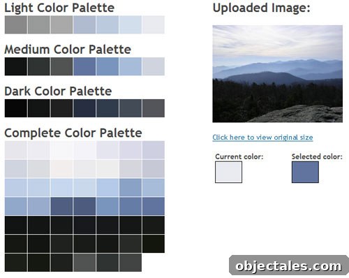 blueridgecolorspalettegenerator