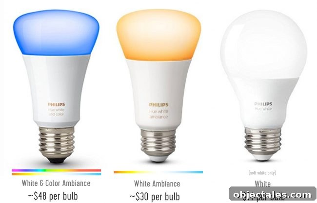 Smart light bulb packaging and accessories