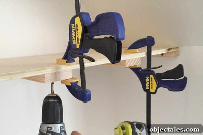What America's Messiest Homes Reveal About Decluttering 3 Bar clamps in use