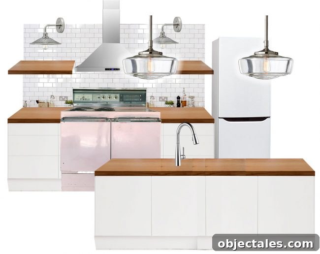 Beach House Backsplash Inspiration: Coastal Tile and Color Ideas 4 Subway tile mockup