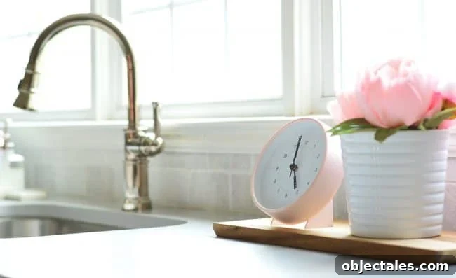 Where Did Bathroom Privacy Go? 12 Small pink tabletop clock