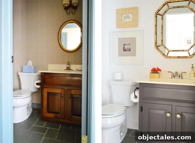 Where Did Bathroom Privacy Go? 6 Before and after bathroom refresh
