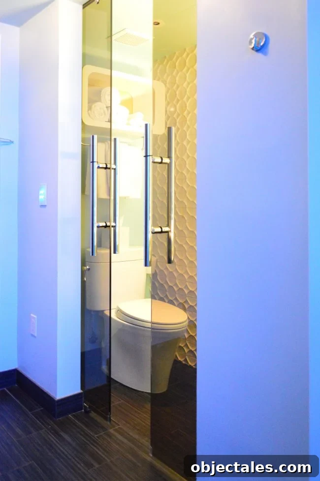 Where Did Bathroom Privacy Go? 10 Dream Hotel South Beach bathroom