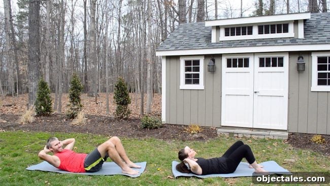 Core exercise demonstration