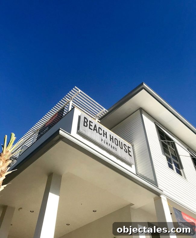Family Spring Break in Fort Lauderdale: Our Trip Highlights 8 front signage at Beach House restaurant in Pompano Beach Florida