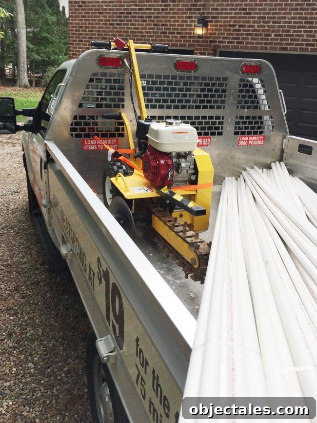 Hauling materials with a rental truck
