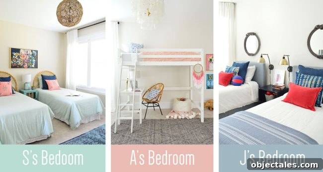 Three kids' bedroom designs
