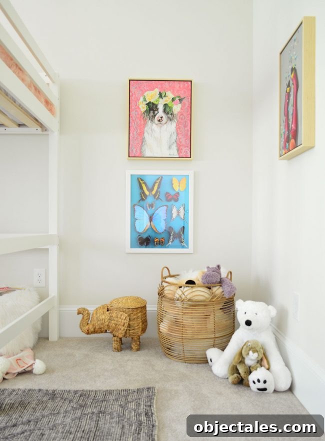 A's bedroom play nook
