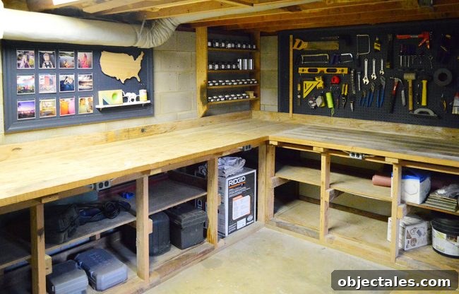 Basement workshop