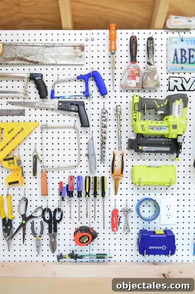 45 Must-Have Tools for Home DIY Projects 2 Assorted tools on a workbench