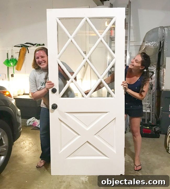 The door our friend drove down
