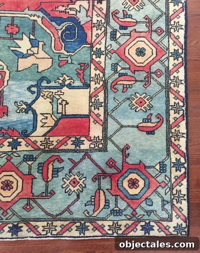 4 Thrift Shopping Tips to Score Quality Secondhand Finds 6 Bedroom rug closeup