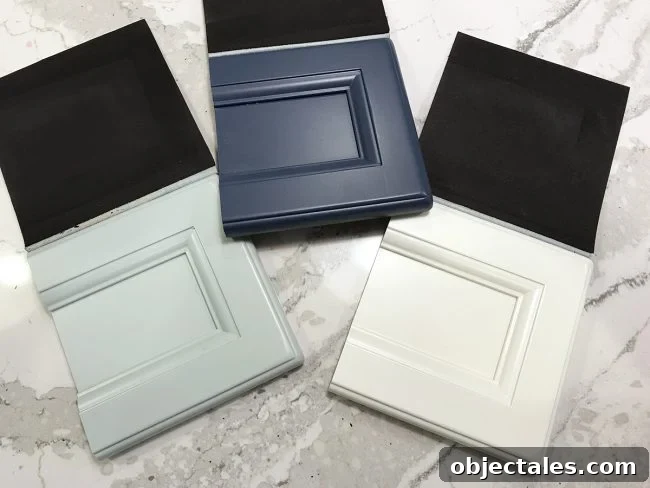 Downsizing: What It’s Really Like to Move to a Smaller Home 2 Color samples for new furniture