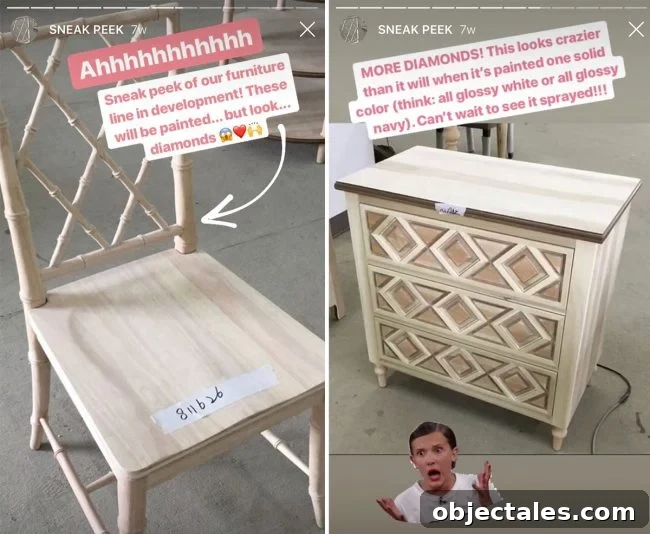 Downsizing: What It’s Really Like to Move to a Smaller Home 3 Unfinished furniture pieces in a warehouse
