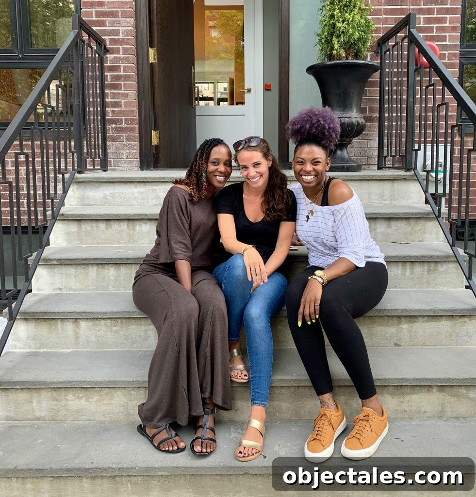 Downsizing: What It’s Really Like to Move to a Smaller Home 4 Shavonda Sherry and Carmeon On Brooklyn Steps