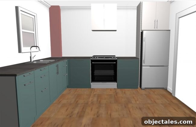 Mudroom view with new plan