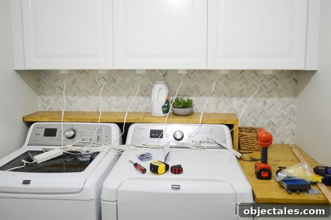 Testing under-cabinet lights