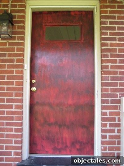 frontdoor1 First coat on front door
