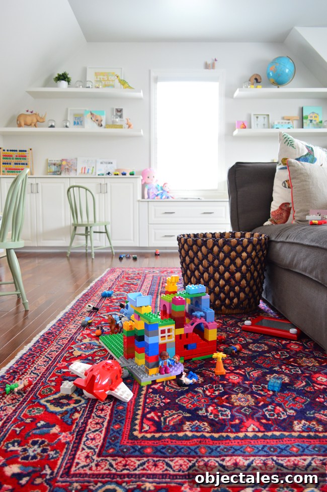Large floor baskets no longer used for kids toys