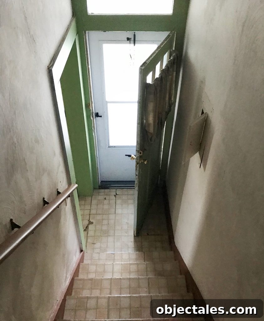Stairwell before