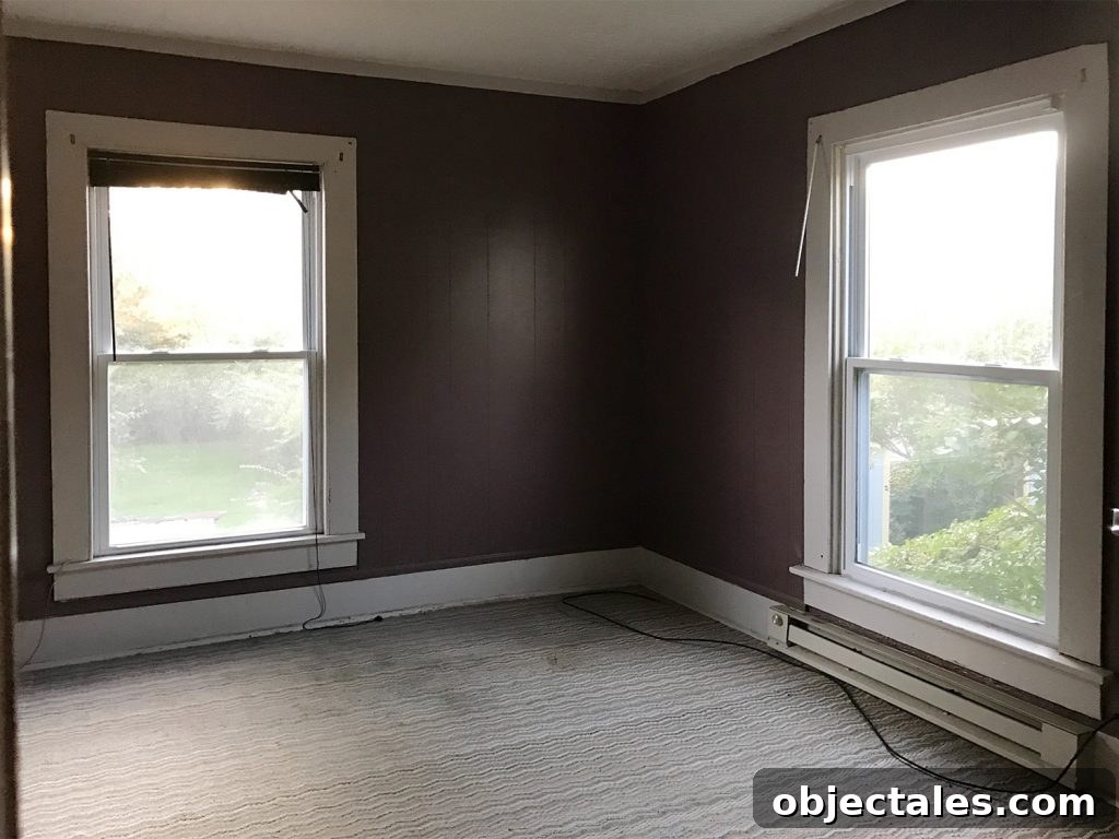 Back bedroom before