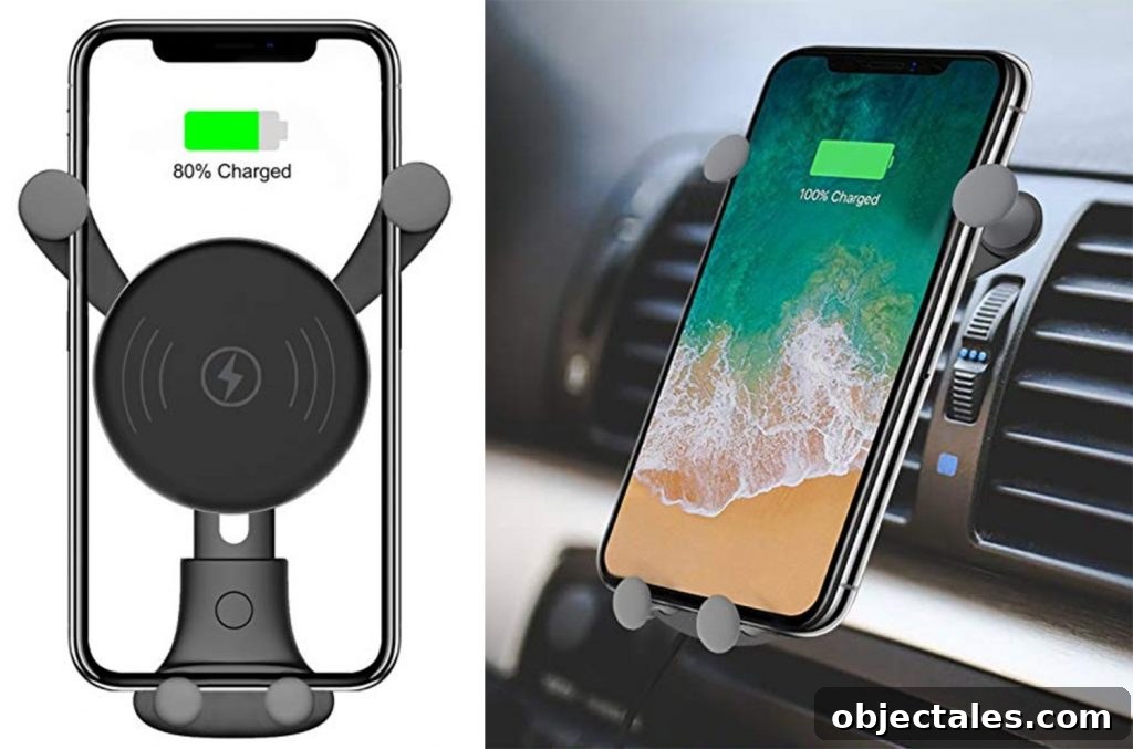 Wireless phone charger and mount