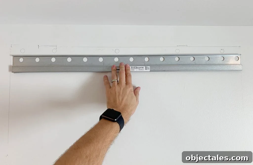 How to Install IKEA Kitchen Cabinets: Step-by-Step 12 24 inch level for cabinet alignment