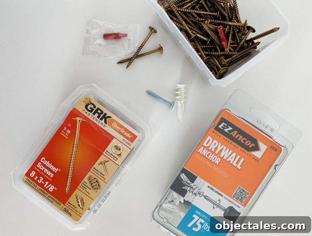 How to Install IKEA Kitchen Cabinets: Step-by-Step 13 Cabinet screws and anchors