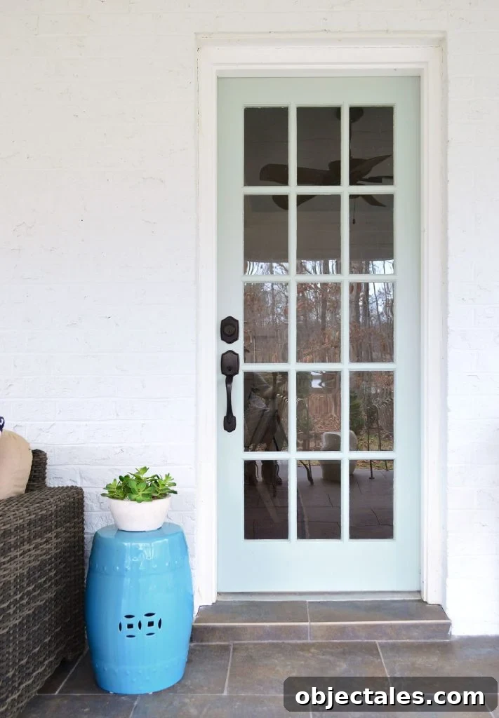 Front Door Paint Guide: Top Paint Choices and Pro Tips 10 Paned Glass Door Painted With High Gloss Benjamin Moore Paint