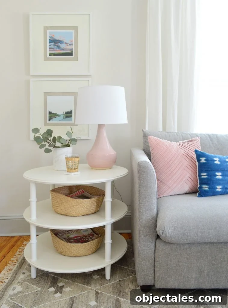 Low-Maintenance Houseplants and Realistic Faux Plants 9 Faux Ikea greenery on table top in beach house living room